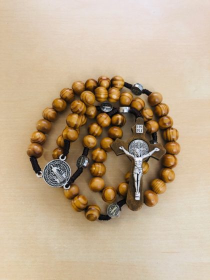 St Benedict Wood Rosary